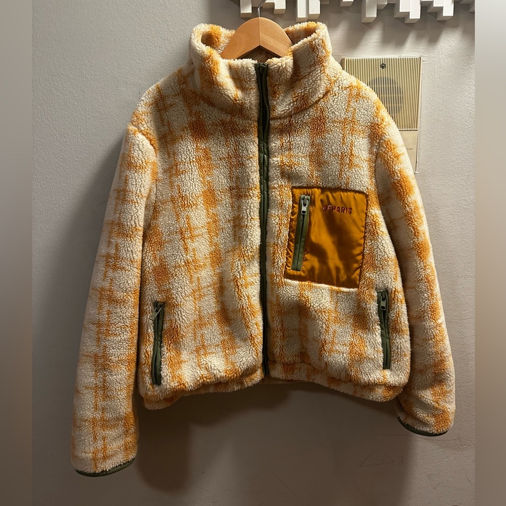 Apparis Kayla Houndstooth Fleece Jacket
